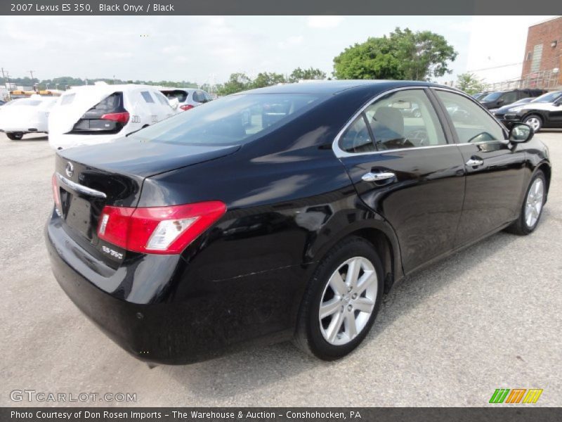Black Onyx / Black 2007 Lexus ES 350