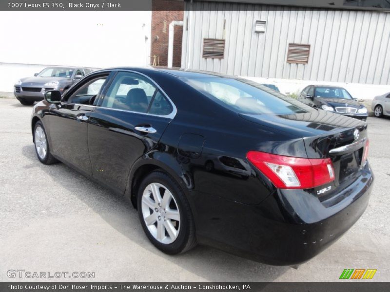 Black Onyx / Black 2007 Lexus ES 350