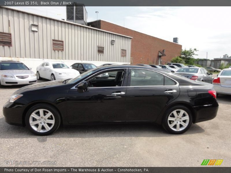 Black Onyx / Black 2007 Lexus ES 350