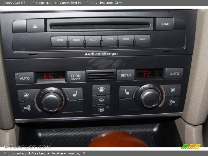 Garnet Red Pearl Effect / Limestone Grey 2009 Audi Q7 4.2 Prestige quattro