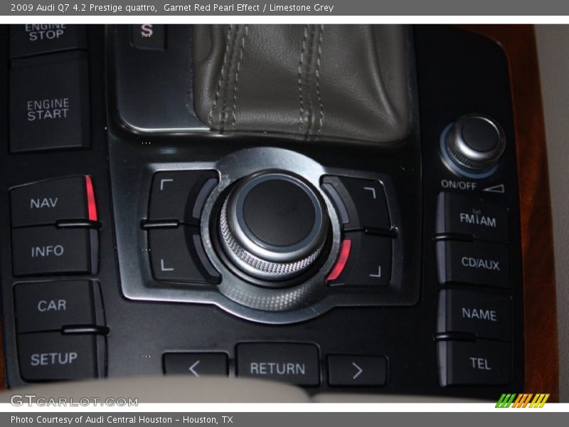 Garnet Red Pearl Effect / Limestone Grey 2009 Audi Q7 4.2 Prestige quattro