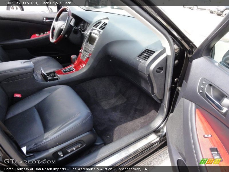 Black Onyx / Black 2007 Lexus ES 350