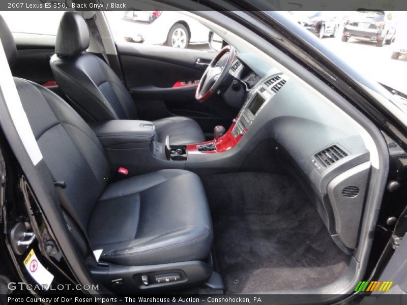 Black Onyx / Black 2007 Lexus ES 350