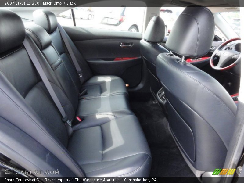 Black Onyx / Black 2007 Lexus ES 350