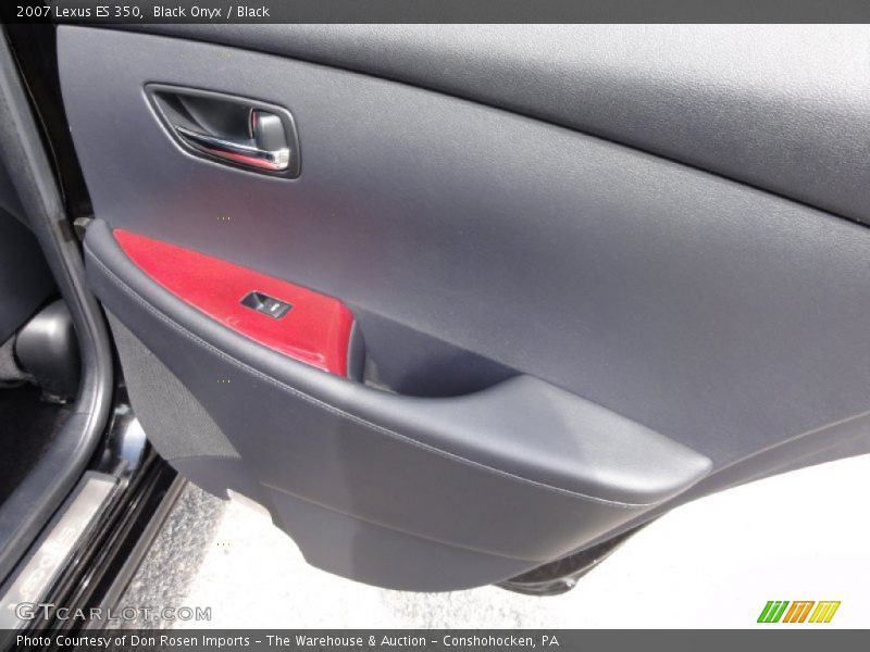 Black Onyx / Black 2007 Lexus ES 350