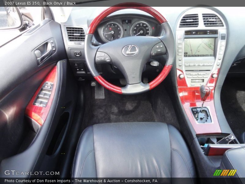 Black Onyx / Black 2007 Lexus ES 350