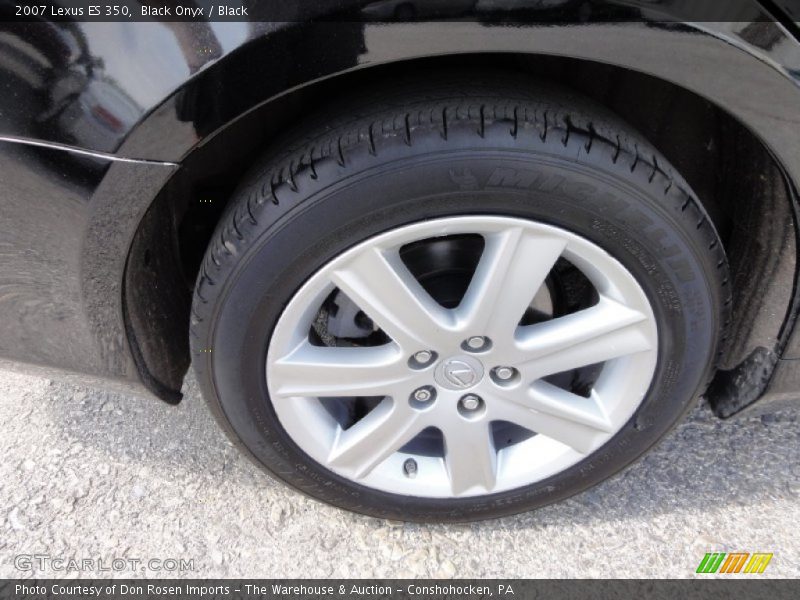 Black Onyx / Black 2007 Lexus ES 350