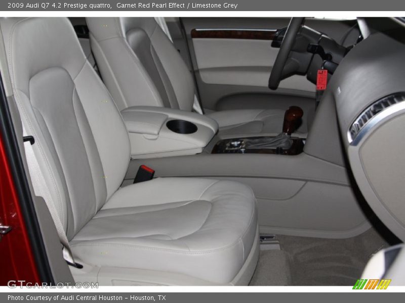 Garnet Red Pearl Effect / Limestone Grey 2009 Audi Q7 4.2 Prestige quattro