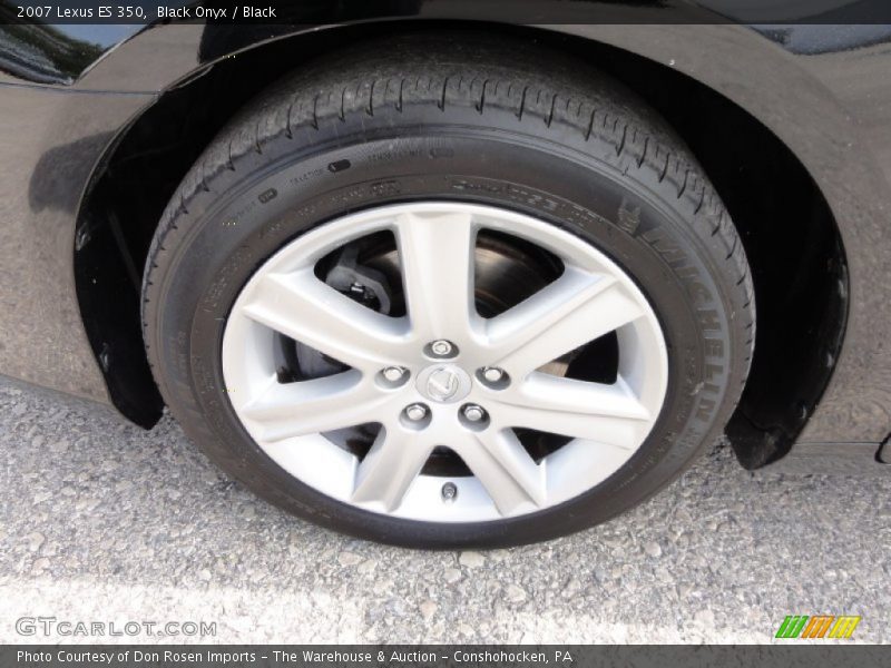 Black Onyx / Black 2007 Lexus ES 350