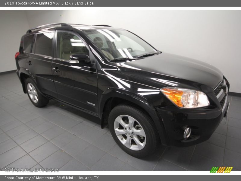 Black / Sand Beige 2010 Toyota RAV4 Limited V6