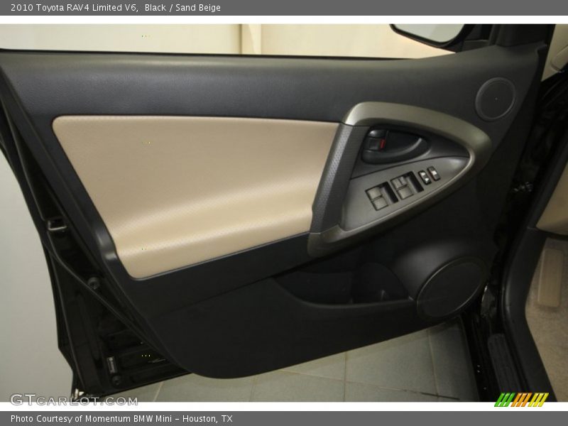 Black / Sand Beige 2010 Toyota RAV4 Limited V6
