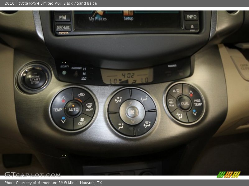 Black / Sand Beige 2010 Toyota RAV4 Limited V6
