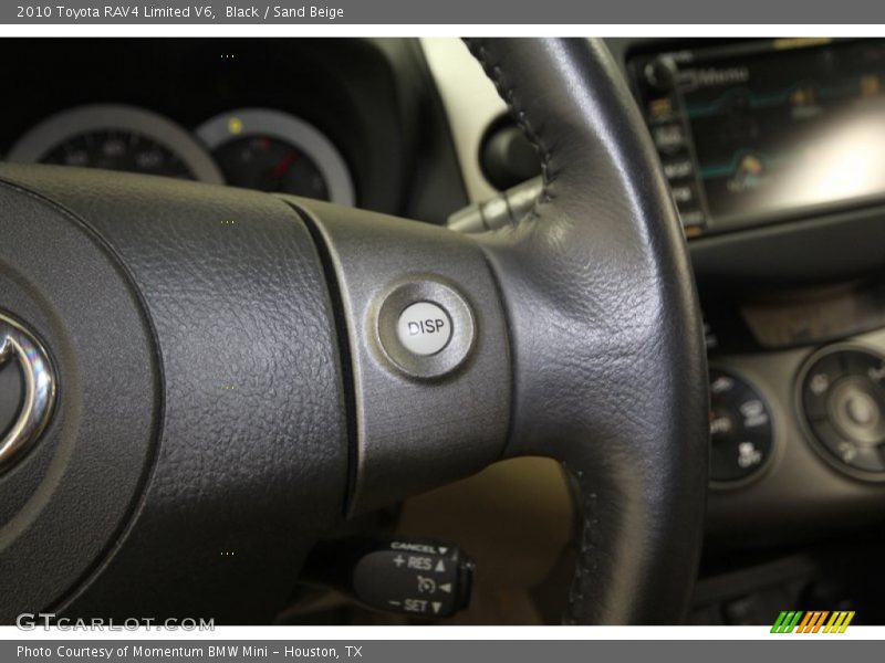 Black / Sand Beige 2010 Toyota RAV4 Limited V6