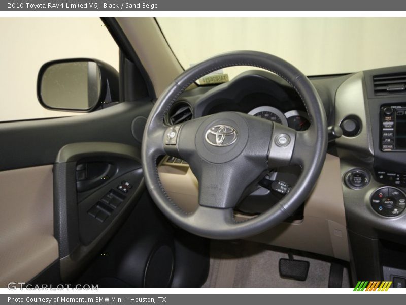 Black / Sand Beige 2010 Toyota RAV4 Limited V6