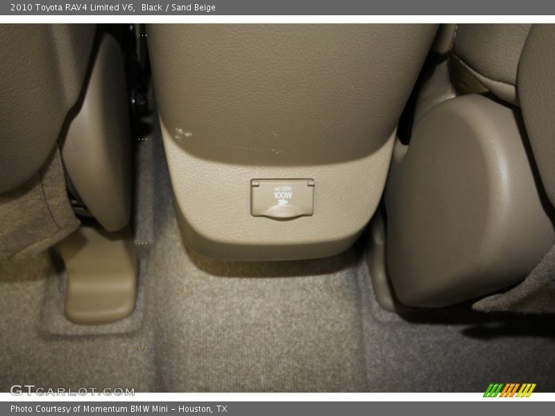 Black / Sand Beige 2010 Toyota RAV4 Limited V6