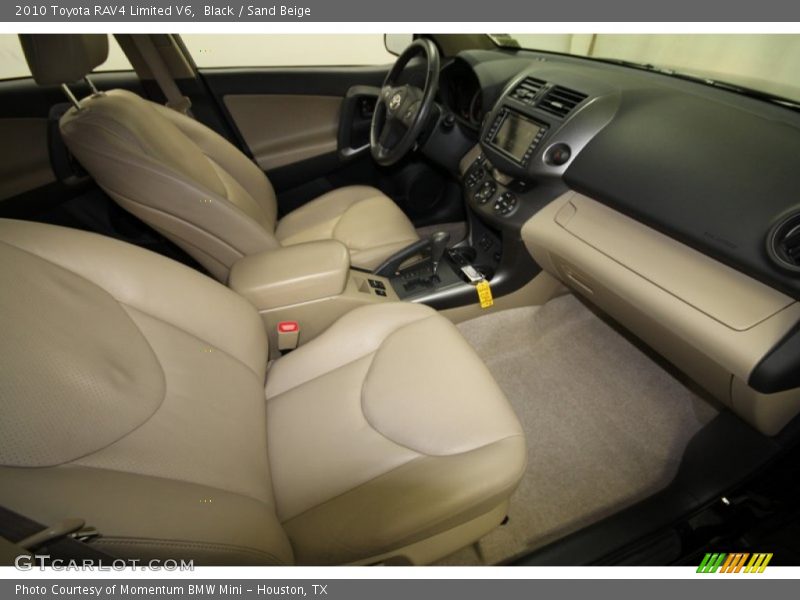 Black / Sand Beige 2010 Toyota RAV4 Limited V6
