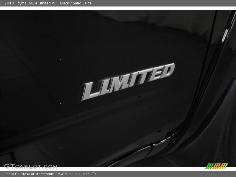 Black / Sand Beige 2010 Toyota RAV4 Limited V6