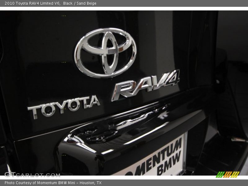 Black / Sand Beige 2010 Toyota RAV4 Limited V6