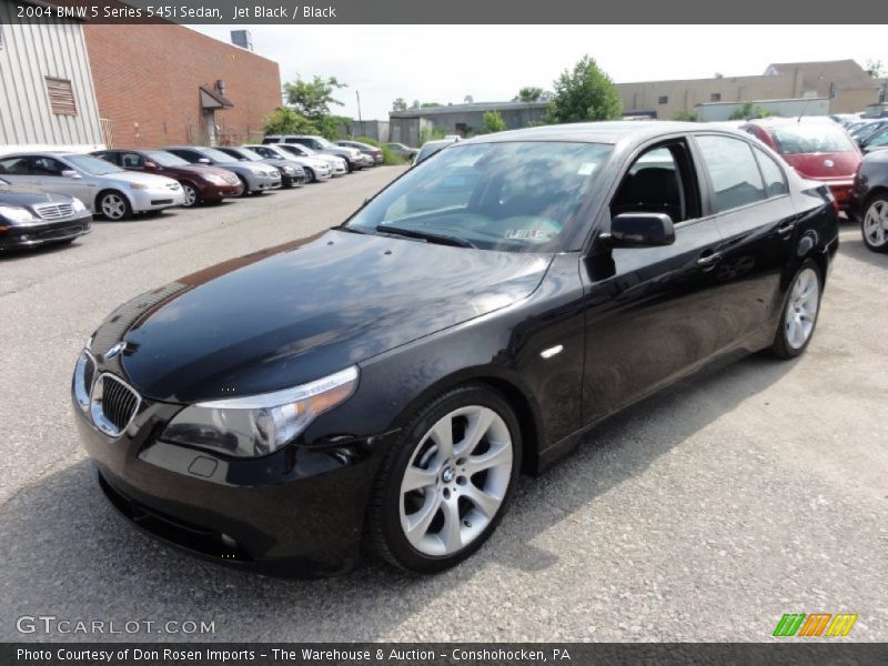 Jet Black / Black 2004 BMW 5 Series 545i Sedan