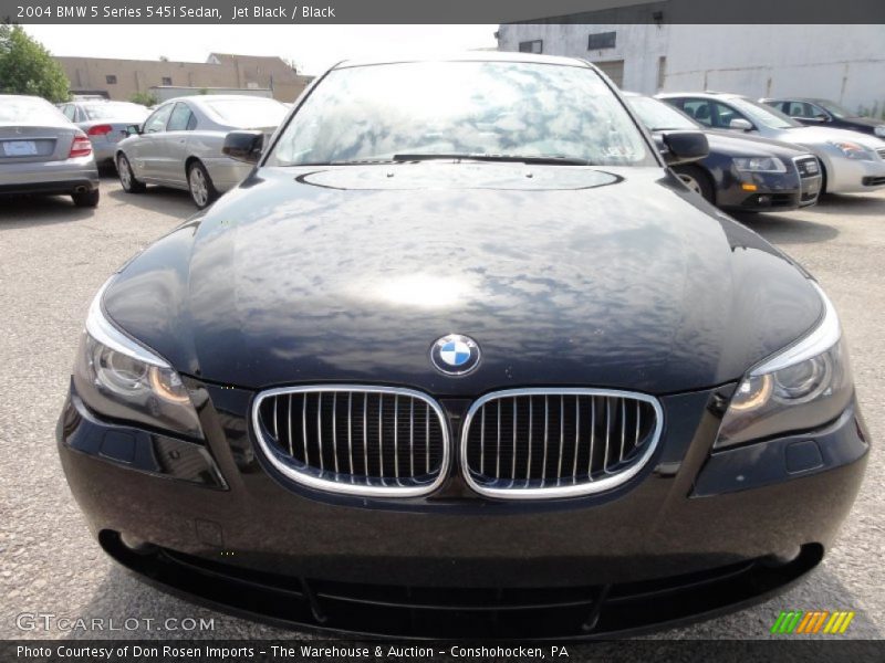 Jet Black / Black 2004 BMW 5 Series 545i Sedan