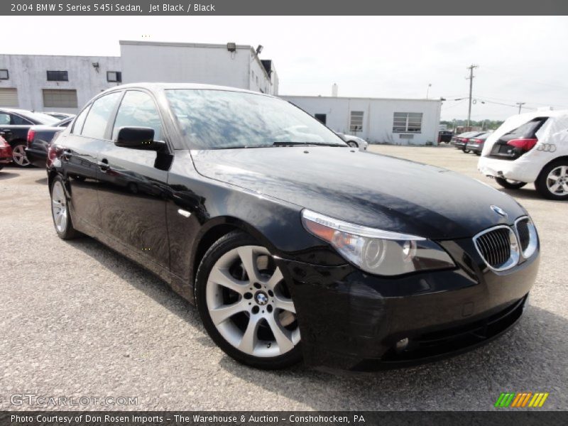 Jet Black / Black 2004 BMW 5 Series 545i Sedan