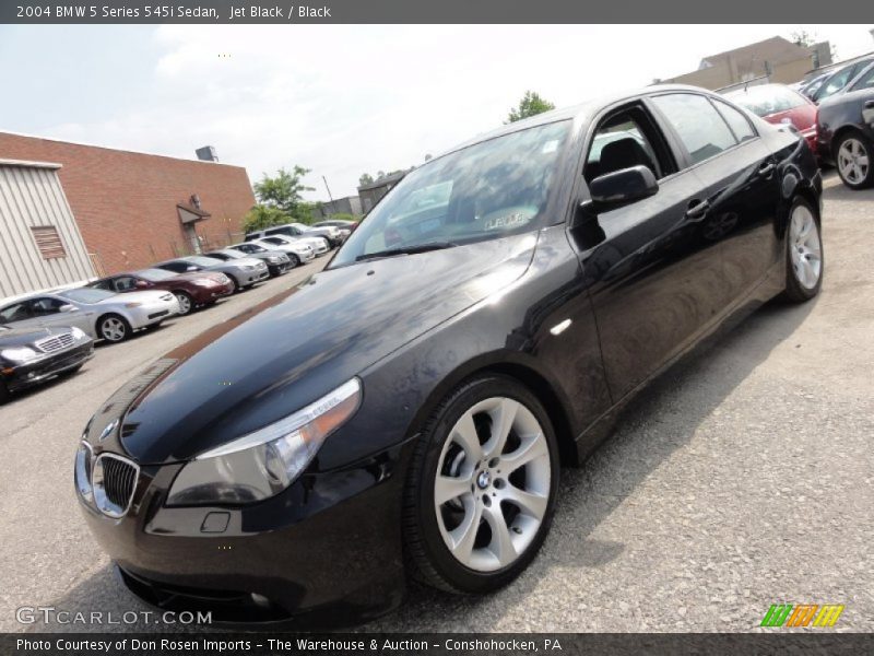 Jet Black / Black 2004 BMW 5 Series 545i Sedan