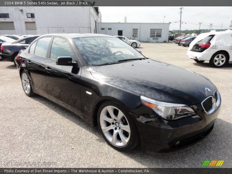 Jet Black / Black 2004 BMW 5 Series 545i Sedan