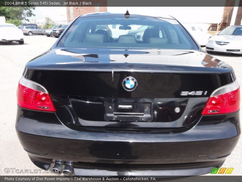 Jet Black / Black 2004 BMW 5 Series 545i Sedan