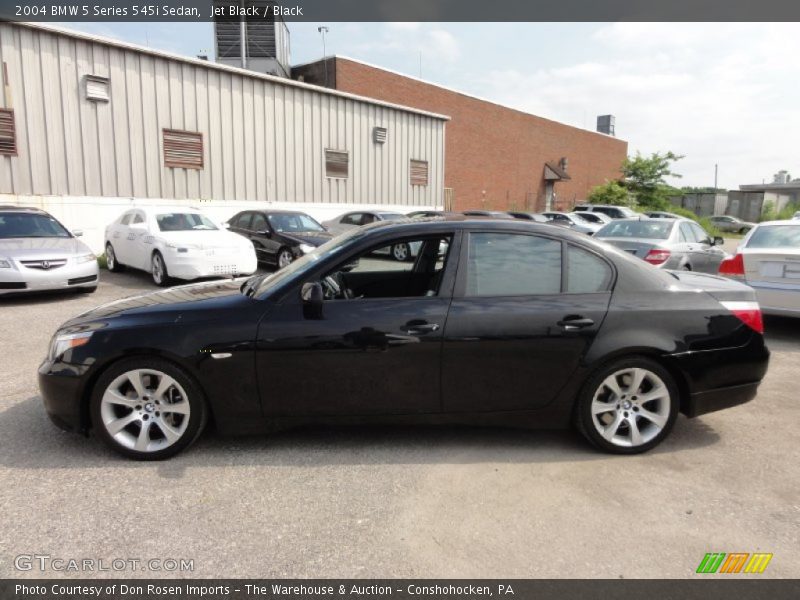 Jet Black / Black 2004 BMW 5 Series 545i Sedan