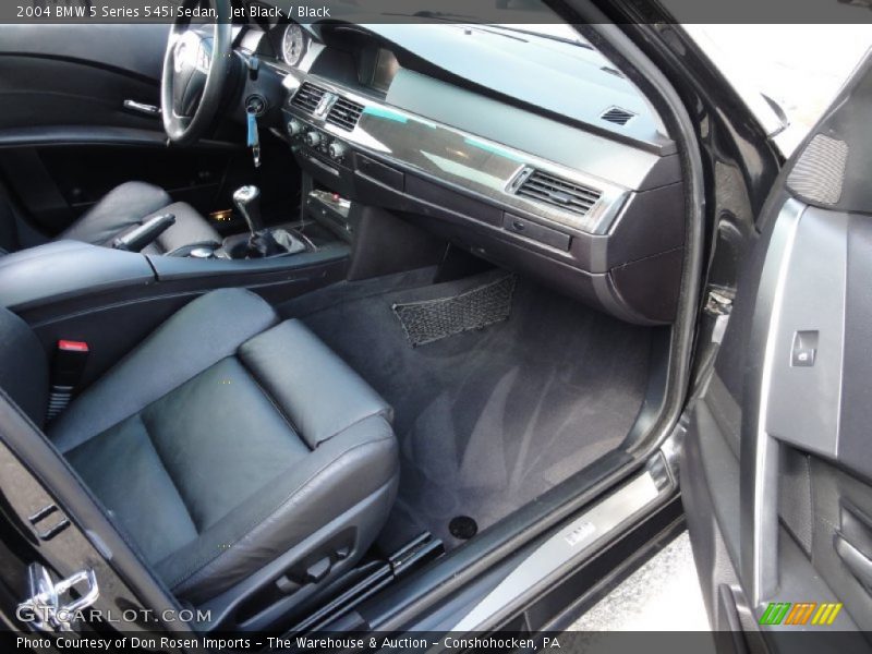 Jet Black / Black 2004 BMW 5 Series 545i Sedan