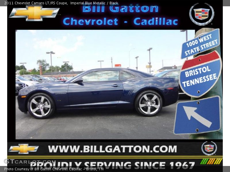 Imperial Blue Metallic / Black 2011 Chevrolet Camaro LT/RS Coupe