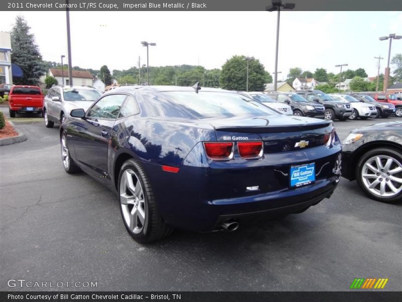 Imperial Blue Metallic / Black 2011 Chevrolet Camaro LT/RS Coupe