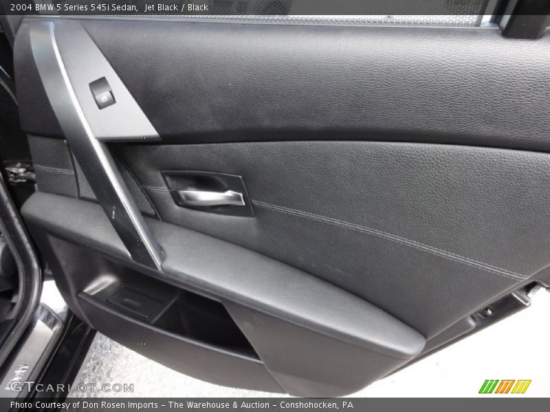 Jet Black / Black 2004 BMW 5 Series 545i Sedan
