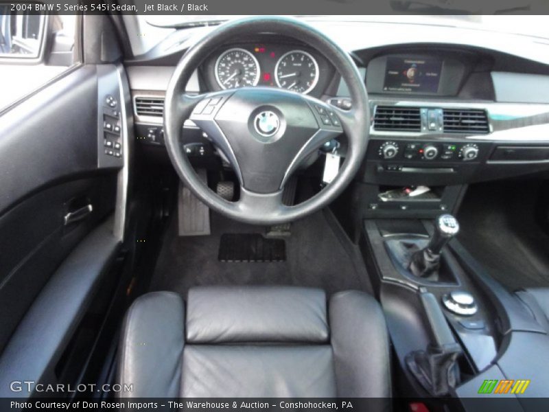 Jet Black / Black 2004 BMW 5 Series 545i Sedan