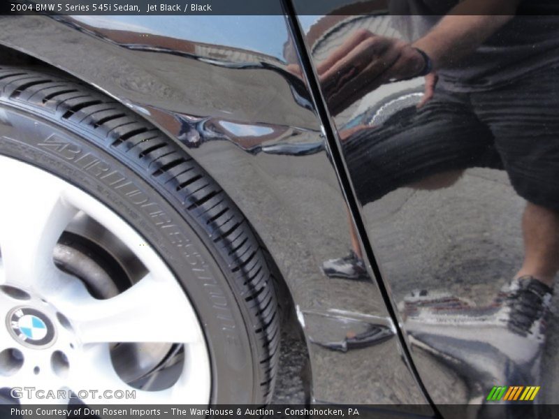 Jet Black / Black 2004 BMW 5 Series 545i Sedan