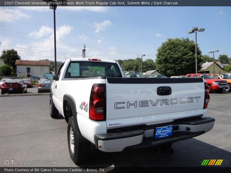 Summit White / Dark Charcoal 2007 Chevrolet Silverado 2500HD Classic Work Truck Regular Cab 4x4