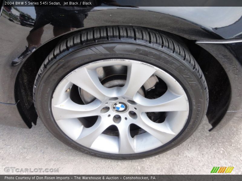 Jet Black / Black 2004 BMW 5 Series 545i Sedan
