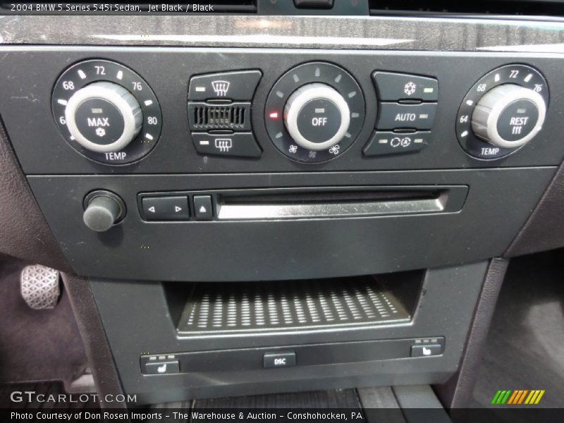 Jet Black / Black 2004 BMW 5 Series 545i Sedan