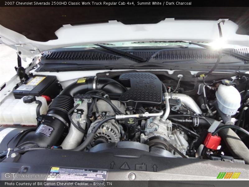 Summit White / Dark Charcoal 2007 Chevrolet Silverado 2500HD Classic Work Truck Regular Cab 4x4
