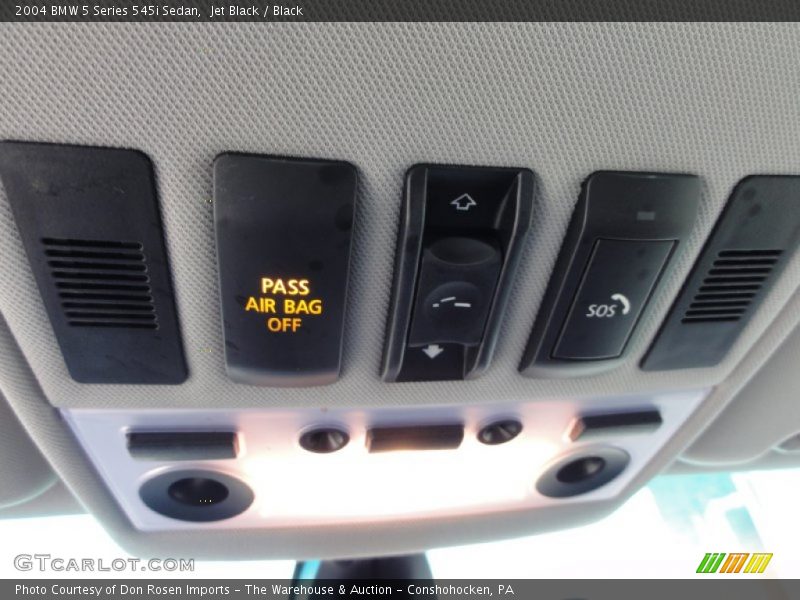 Jet Black / Black 2004 BMW 5 Series 545i Sedan