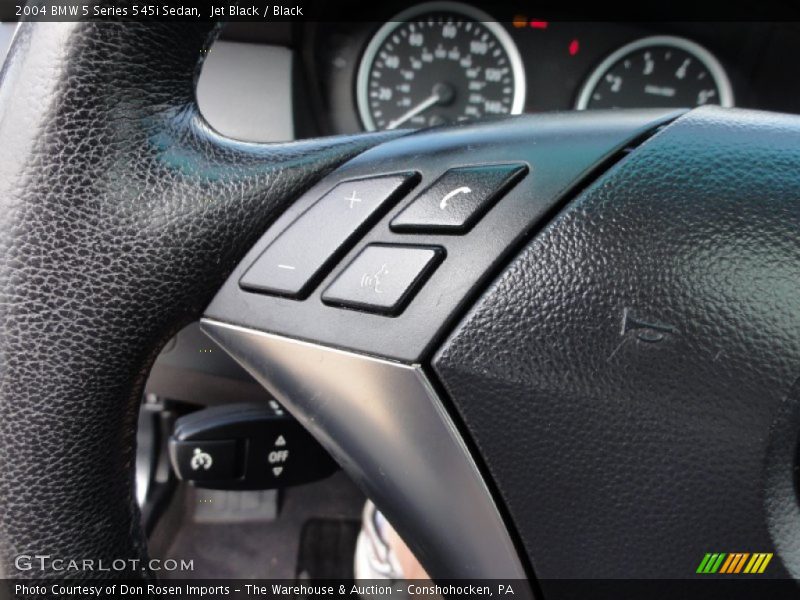 Jet Black / Black 2004 BMW 5 Series 545i Sedan