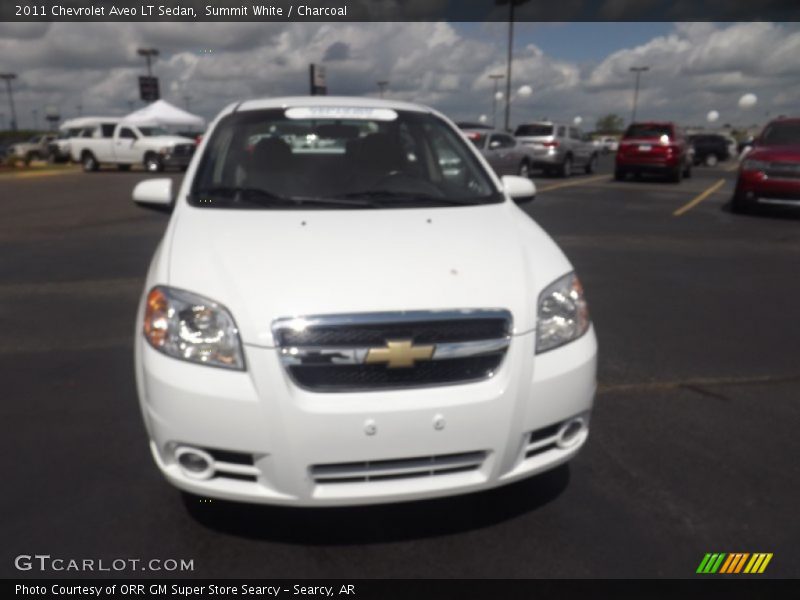 Summit White / Charcoal 2011 Chevrolet Aveo LT Sedan