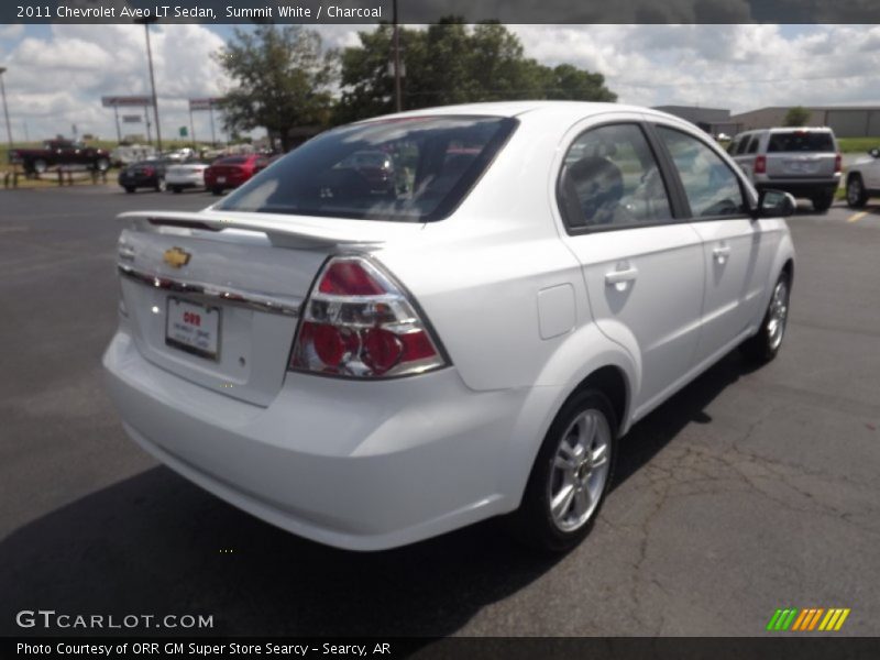 Summit White / Charcoal 2011 Chevrolet Aveo LT Sedan