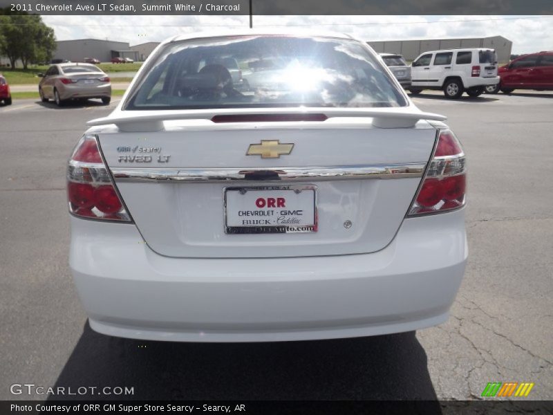 Summit White / Charcoal 2011 Chevrolet Aveo LT Sedan