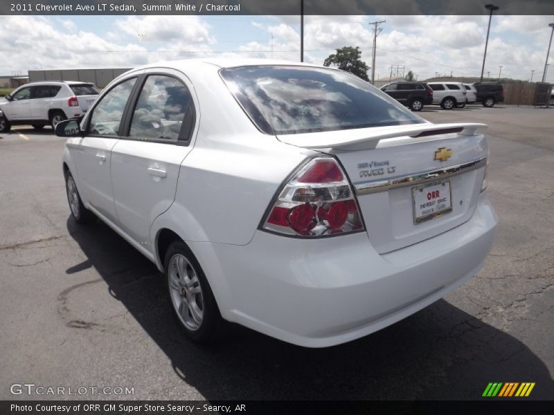 Summit White / Charcoal 2011 Chevrolet Aveo LT Sedan