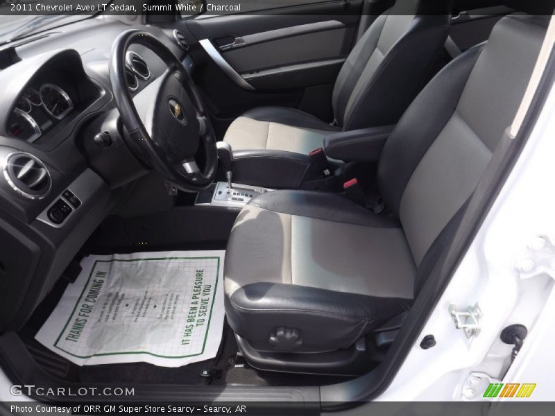 Summit White / Charcoal 2011 Chevrolet Aveo LT Sedan