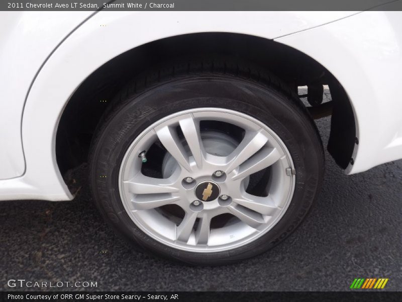 Summit White / Charcoal 2011 Chevrolet Aveo LT Sedan