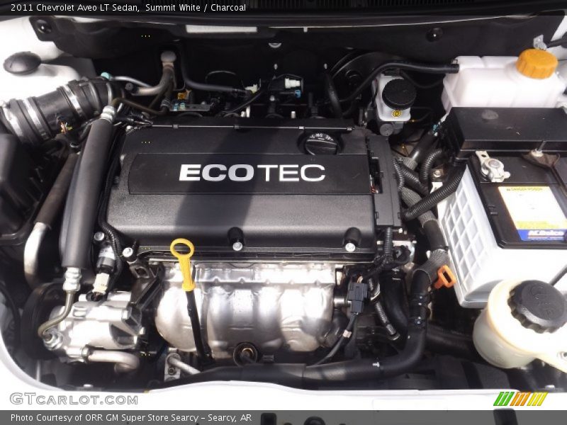 Summit White / Charcoal 2011 Chevrolet Aveo LT Sedan