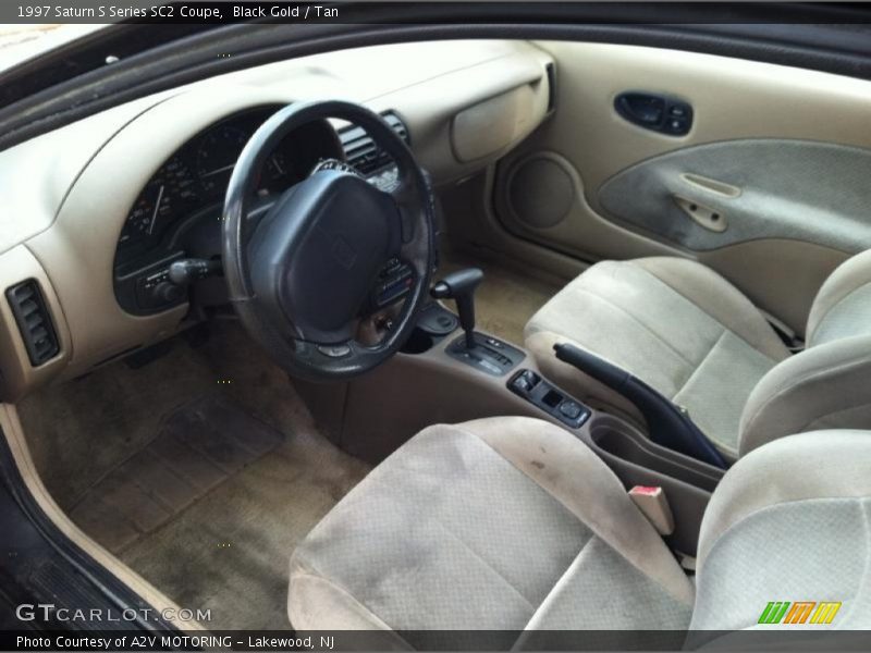 Black Gold / Tan 1997 Saturn S Series SC2 Coupe