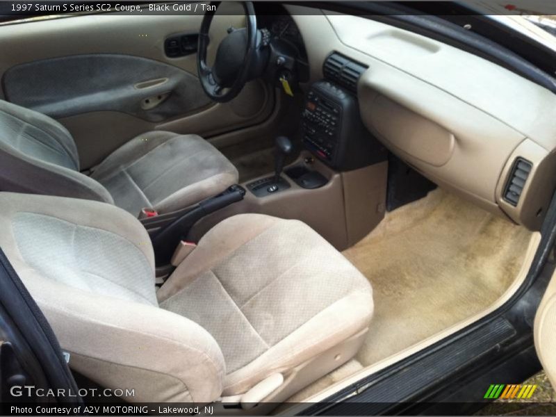 Black Gold / Tan 1997 Saturn S Series SC2 Coupe